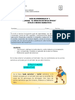 Guía3 Unidad 1 7a 7B Lengua y Literatura