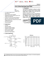 TPS65133 5-V, 250-Ma Dual-Output Power Supply: 1 Features 3 Description