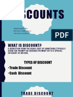 Discounts: Prepared By: Rotap, Chrizell Celis, Glenda