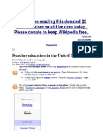 If Everyone Reading This Donated $5 Our Fundraiser Would Be Over Today. Please Donate To Keep Wikipedia Free