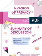 Invasion of Privacy