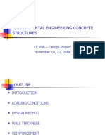 Environmental Engineering Concrete Structures: CE 498 - Design Project November 16, 21, 2006