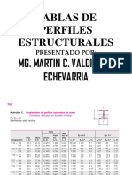 Tablas de Perfiles Estructurales