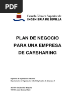 Plan de Negocio para Una Empresa de Carsharing