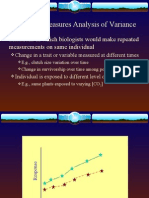 Repeated Measures Analysis of Variance