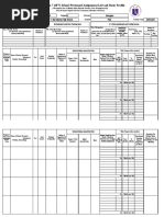 School Form 7 (SF7) School Personnel Assignment List and Basic Profile