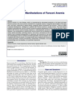 Oral and Dental Manifestations of Fanconi Anemia: Vesna Ambarkova