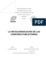 La Metacomunicación de Las Campañas Publicitarias Andrea Jiménez Trimestre 2021-3