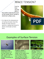 Surface Tension