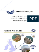 Port Centric Logistics and Its Role in Collaborative Supply Chain Strategies Murray Gibson - 29 April 2010