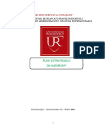 Plan Estrategico de Ajegroup