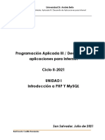 Demostración de Instalación de XAMPP y Creación de Base de Datos