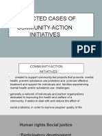 Selected Cases of Community-Action Initiatives: Group 7