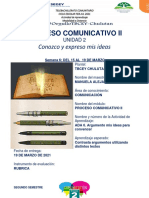 Proceso Comunicativo II U2S6