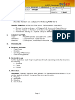 Q4-Cot-Pe 8-Lesson 1 Nature of Folk Dances