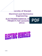 University of Sharjah Electrical and Electronics Engineering Electromechanical Systems PROJECT (Fall Semester 2010-2011)