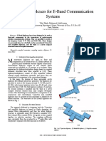 Design of Diplexers For E-Band Communication Systems