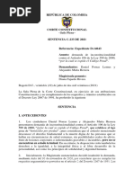 Sentencia C-233 de 2021 - Derecho Fundamental A Morir Dignamente