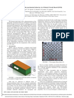 Characterization of The Mechanical Behavior of A Printed Circuit Board PCB