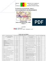 Volume 1 Rapports Sur La Geometrie Et Les Terrassements (Pk0 Pk10)