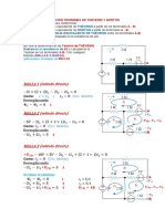 Desarrollo de Clase Del Teorema de Thevenin y Norton