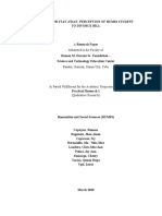 A Research Paper Submitted in The Faculty of