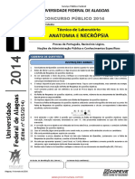 Prova NM Tecnico de Laboratorio Anatomia e Necropsia Tipo 1