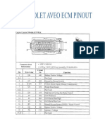 Pinout Chevrolet Aveo