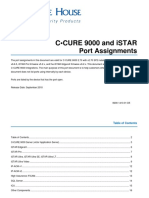 C - CURE 9000 and iSTAR: Port Assignments