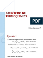 Semana 4 - Ejercicios de Termoquímica