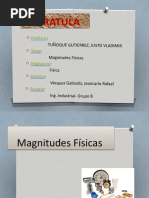 Magnitudes Fisicas