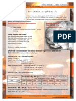 QU AL ITY: Material Data Sheet