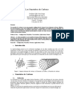 Estado Del Arte - Nanotubos de Carbono