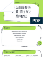 Soldabilidad de Aleaciones Base Aluminio