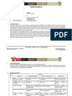 Silabo Ingles - Comunicacion V - Faustina Yauri Phocco