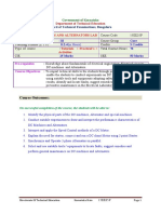 DC Machines and Alternators Lab: Course Outcomes