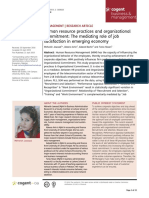 4-Human Resource Practices and Organizational Commitment The Mediating Role of Job Satisfaction in Emerging Economy