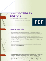 Feminicidio en Bolivia