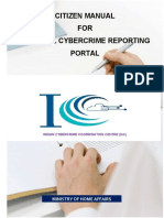 Citizen Manual FOR National Cybercrime Reporting Portal: Ministry of Home Affairs