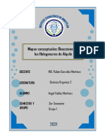 Mapas Conceptuales Reacciones de Los Halogenuros de Alquilo