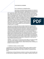 Metodo y Objeto de Estudio de La Economia