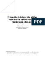 Evaluacion de La Inversion Publica en Bolivia - BCB - 2020