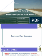 Lecture3. Basic Concepts of Fluid Flow1