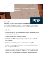 Modulo Iv, Bases de Datos e Indicadores Comunales para La Toma de Decisiones