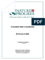 Cahier de Charge Poulet