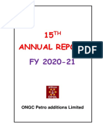 15 Annual Report: ONGC Petro Additions Limited