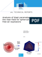 Analysis of Blast Parameters in The Near-Field For Spherical Free-Air Explosions