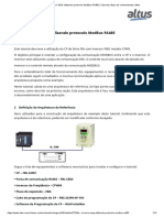 FBs - Inversor WEG Utilizando Protocolo ModBus RS485 - Tutoriais - Base de Conhecimento - Altus