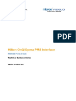 Micros: Hilton Onq/Opera Pms Interface