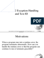 Chapter 12 Exception Handling and Text IO